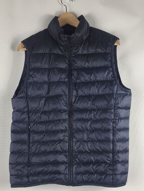 Uniqlo Navy Quilted Down Vest Large